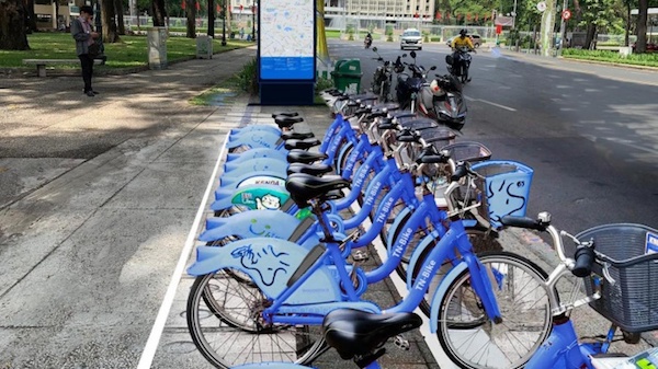 TP Hồ Chí Minh: Thí điểm xe đạp công cộng giá 10.000 đồng/giờ - Ảnh 1