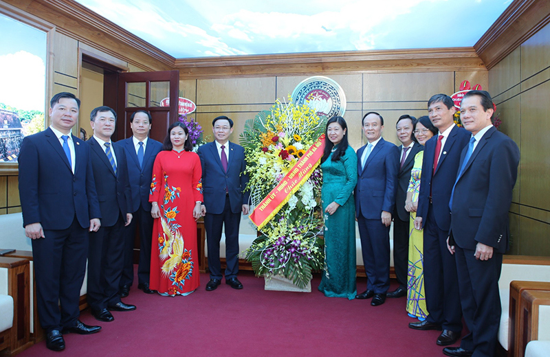 Bí thư Thành ủy Vương Đình Huệ chúc mừng Ủy ban MTTQ Việt Nam TP Hà Nội - Ảnh 1