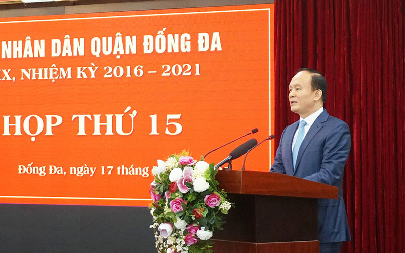 Chủ tịch HĐND TP Nguyễn Ngọc Tuấn: Quận Đống Đa phải nắm bắt thời cơ để phát triển kinh tế, xã hội - Ảnh 1