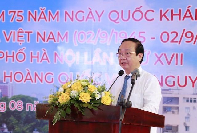 Hà Nội: Chính thức thông xe cầu vượt Nguyễn Văn Huyên - Hoàng Quốc Việt - Ảnh 4