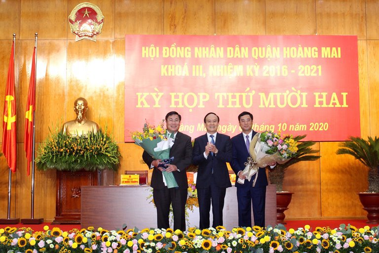 Ông Nguyễn Minh Tâm được bầu làm Chủ tịch UBND quận Hoàng Mai - Ảnh 1