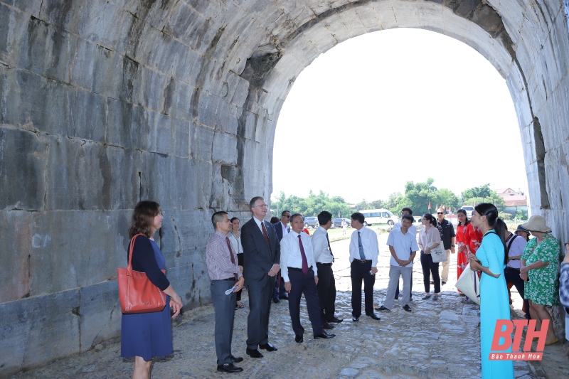 Thanh Hóa khánh thành dự án tu sửa và bảo tồn cổng thành phía Nam Thành nhà Hồ - Ảnh 1