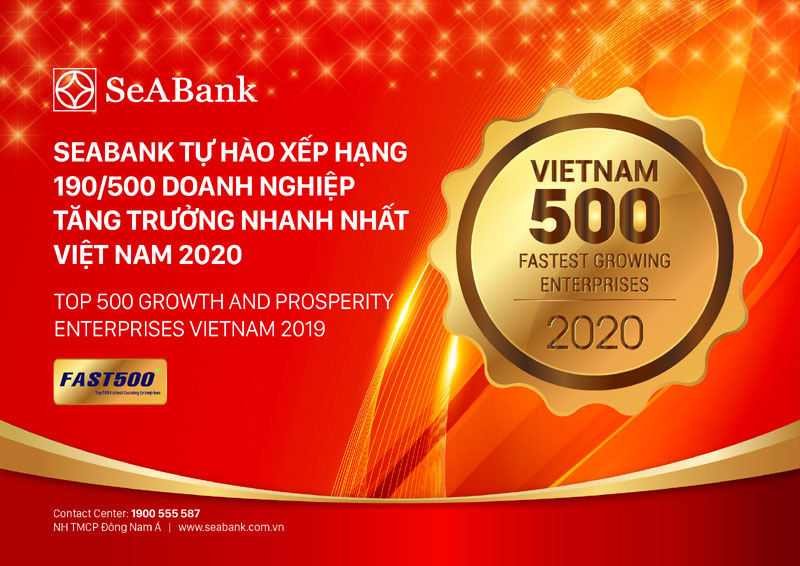 SeABank tăng hạng vượt bậc, đứng 190/500 trong bảng xếp hạng FAST500 - Ảnh 1
