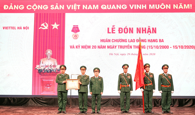 Viettel Hà Nội kỷ niệm 20 năm ngày truyền thống và đón nhận Huân chương Lao động hạng Ba - Ảnh 1