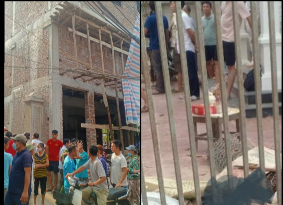 Hà Nội: Đang thi công xây dựng nhà ở Thạch Thất, 1 người đàn ông rơi xuống đất tử vong - Ảnh 1
