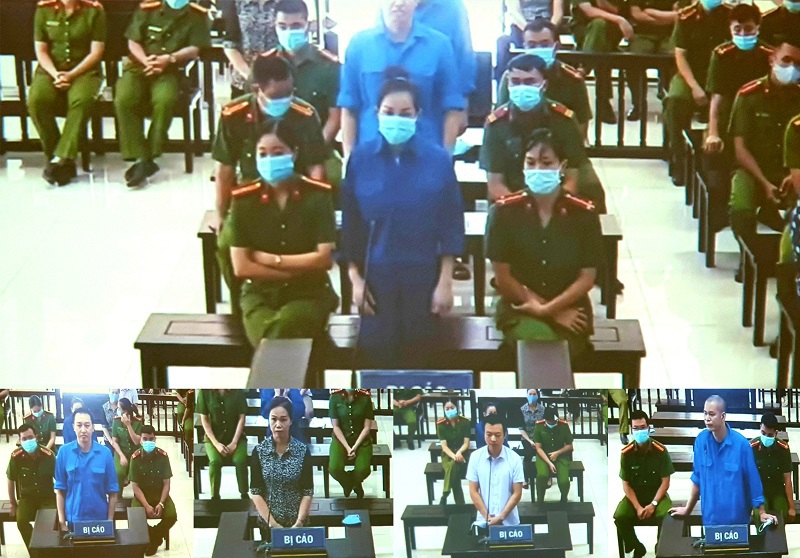 Nguyễn Thị Dương cùng 4 cán bộ bị tuyên tổng hình phạt 7 năm 5 tháng tù giam. - Ảnh 1