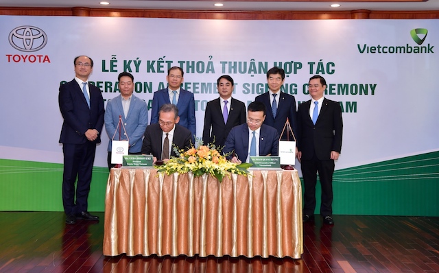 Vietcombank và Toyota Motor Việt Nam ký kết thỏa thuận hợp tác - Ảnh 1