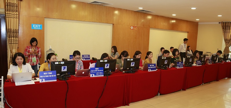 Trung tâm báo chí Đại hội lần thứ XVII Đảng bộ TP Hà Nội: Tòa soạn thứ 2 của nhà báo - Ảnh 1