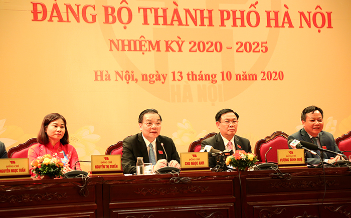 Họp báo thông tin kết quả Đại hội đại biểu lần thứ XVII Đảng bộ TP Hà Nội, nhiệm kỳ 2020-2025 - Ảnh 6