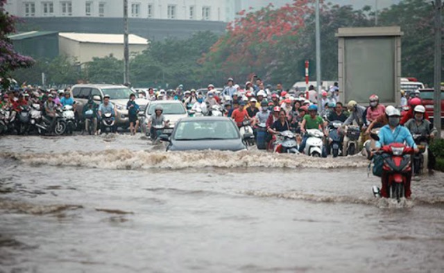 Những tuyến phố nào tại Hà Nội có nguy cơ ngập lụt trong những ngày tới? - Ảnh 1