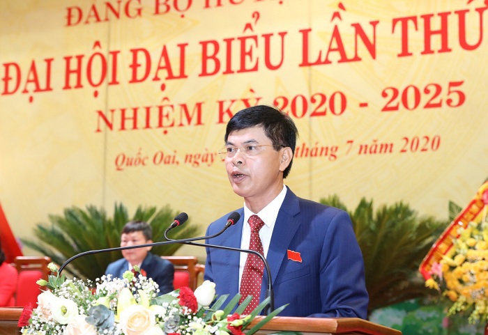 Bí thư Thành ủy Vương Đình Huệ: Quốc Oai cần xây dựng huyện nông thôn mới nâng cao gắn với phát triển đô thị - Ảnh 2