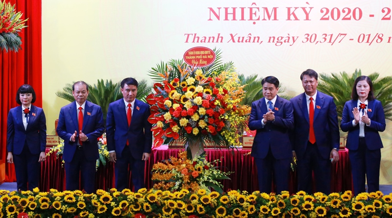 Đại hội đại biểu Đảng bộ quận Thanh Xuân lần thứ VI: Xây dựng quận phát triển toàn diện, bền vững, từng bước hiện đại - Ảnh 4