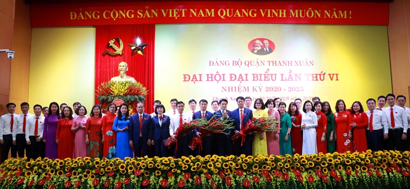 Đồng chí Nguyễn Xuân Lưu tái đắc cử Bí thư Quận ủy Thanh Xuân khóa VI - Ảnh 2