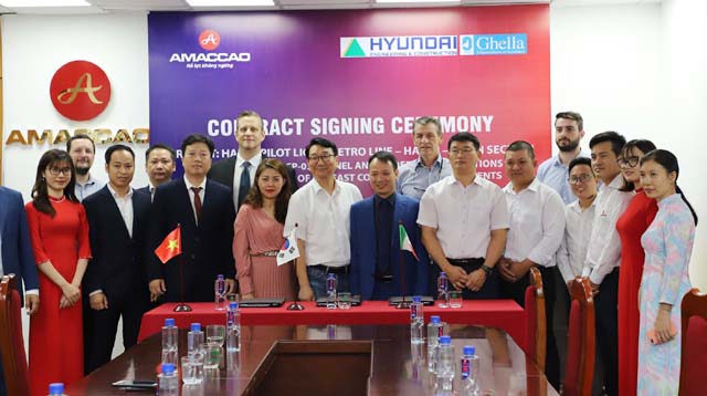 Amaccao ký kết hợp tác gói thầu dự án đường sắt đô thị thí điểm Hà Nội trị giá hơn 276 tỷ đồng - Ảnh 2