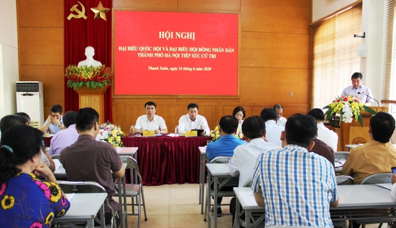 Cử tri quận Thanh Xuân kiến nghị bổ sung thêm tổ phó tổ dân phố - Ảnh 1