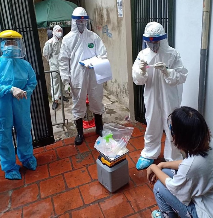 Hà Nội: Xét nghiệm PCR cho 13 người liên quan bệnh nhân Covid-19 tại phố Trương Định, chưa xác định có F1 - Ảnh 2