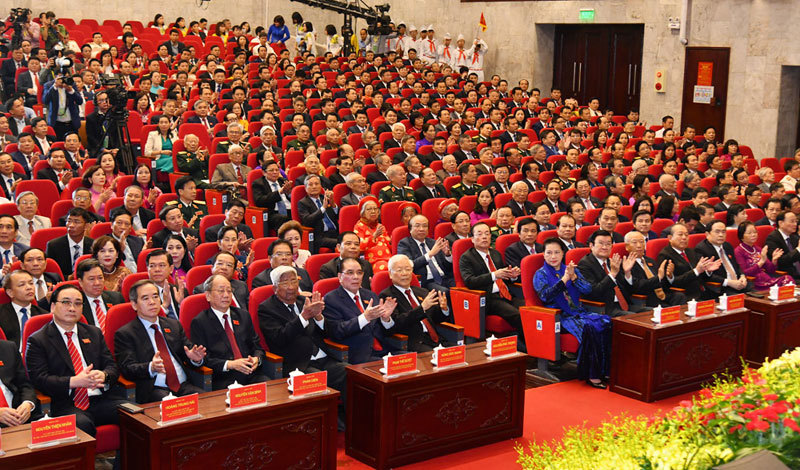 Một số hình ảnh tại Đại hội đại biểu Đảng bộ TP Hà Nội lần thứ XVII, nhiệm kỳ 2020 - 2025 - Ảnh 8