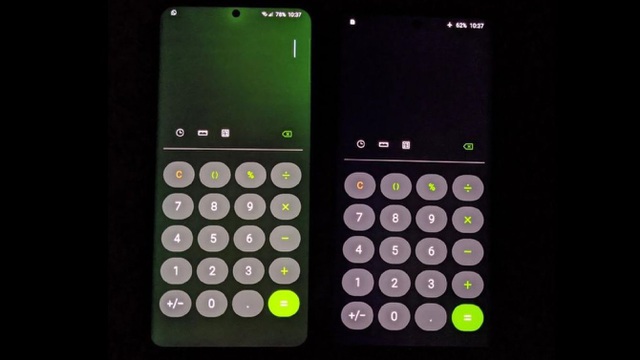 Màn hình điện thoại Samsung bị ám xanh giống iPhone - Ảnh 1