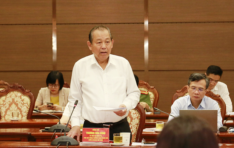 Hà Nội lấy ý kiến Ban Cán sự Đảng Chính phủ vào Dự thảo Văn kiện Đại hội lần thứ XVII Đảng bộ thành phố - Ảnh 6
