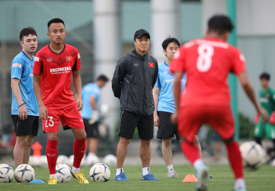 [Ảnh] U22 Việt Nam có buổi tập đầu tiên hướng đến SEA Games 31 - Ảnh 5