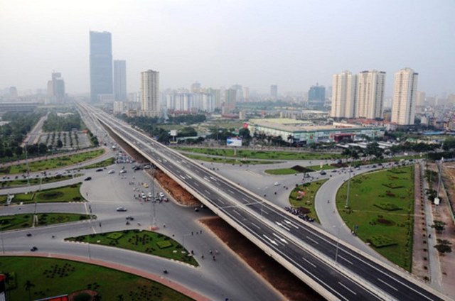 Cầu cạn Mai Dịch - Nam Thăng Long sẽ thông xe đúng ngày 10/10 - Ảnh 1