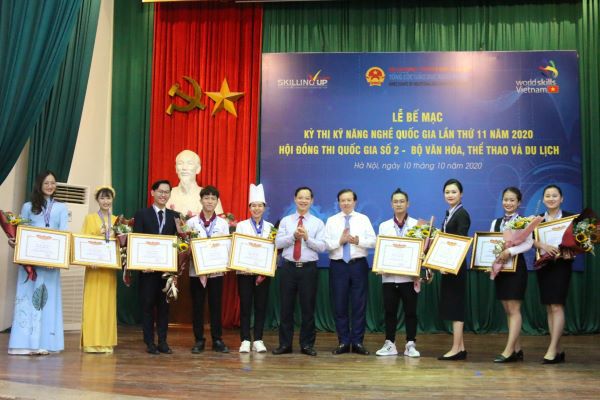 Hà Nội đạt thành tích cao nhất kỳ thi kỹ năng nghề quốc gia 2020 - Ảnh 2