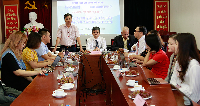 Tọa đàm trực tuyến "Gương điển hình tiên tiến người tốt, việc tốt" TP Hà Nội: Nhân lên những việc làm tốt, chung sức xây dựng Thủ đô - Ảnh 2