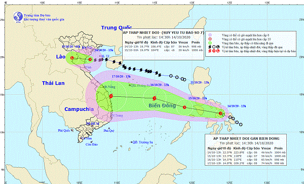 Áp thấp nhiệt đới mới có khả năng mạnh lên thành bão số 8 - Ảnh 1