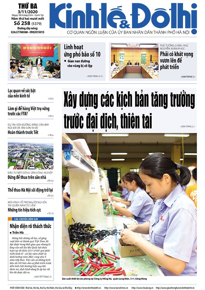 Báo Kinh tế & Đô thị: Tin tức tổng hợp hấp dẫn nhất trên số báo in ngày 3/11 - Ảnh 1