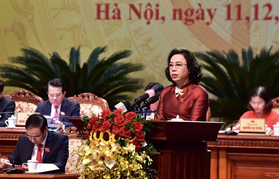 Giới thiệu 80 đồng chí để bầu Ban Chấp hành Đảng bộ thành phố Hà Nội khóa XVII - Ảnh 1