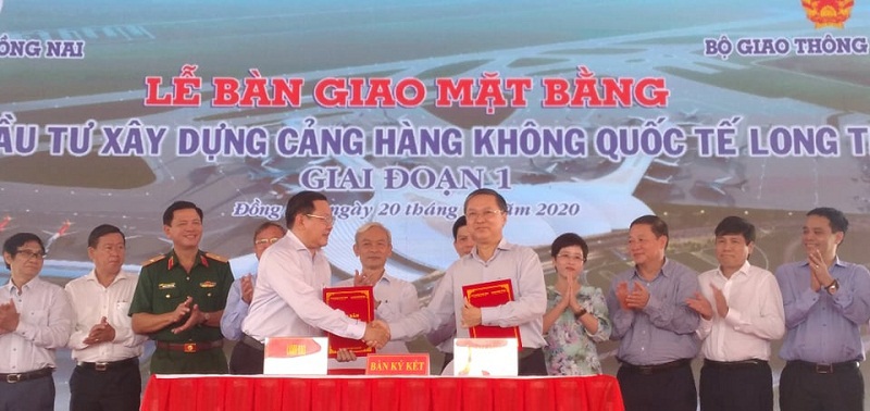 Đồng Nai bàn giao 1.800ha đất thi công sân bay quốc tế Long Thành giai đoạn I - Ảnh 1