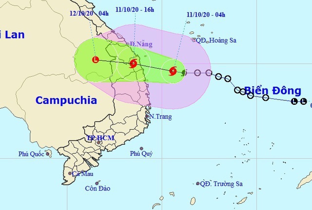 2 áp thấp nhiệt đới “chồng” bão, Trung Bộ còn mưa lớn trong 10 ngày tới - Ảnh 1