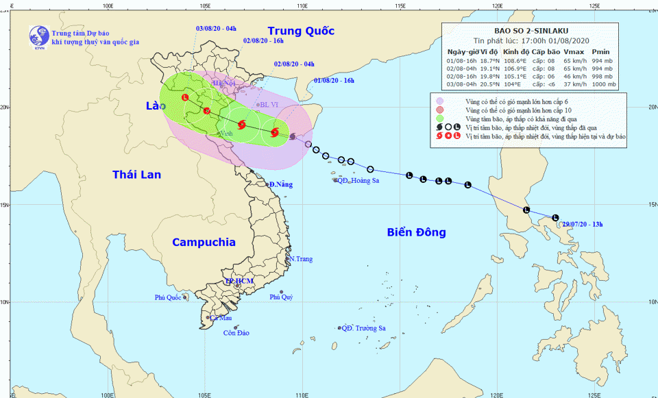Áp thấp mạnh lên thành bão, cách bờ biển Thái Bình - Nghệ An hơn 300km - Ảnh 1