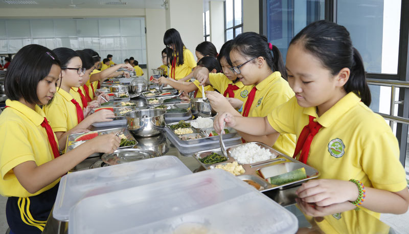Lo ngại ngộ độc thực phẩm trong trường học - Ảnh 1