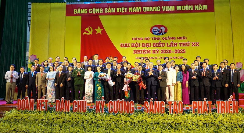 Bế mạc Đại hội đại biểu Đảng bộ tỉnh Quảng Ngãi lần thứ XX - Ảnh 1