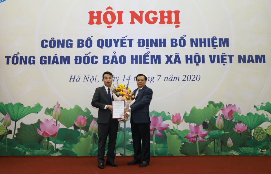Trao quyết định bổ nhiệm Tổng Giám đốc Bảo hiểm Xã hội với ông Nguyễn Thế Mạnh - Ảnh 1