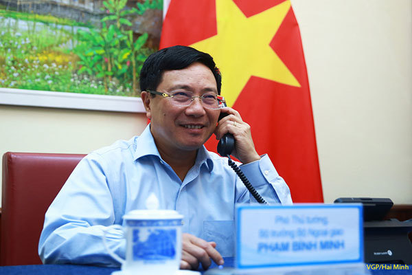 Phó Thủ tướng, Bộ trưởng Ngoại giao Phạm Bình Minh điện đàm với Ngoại trưởng Đức Heiko Maas - Ảnh 1