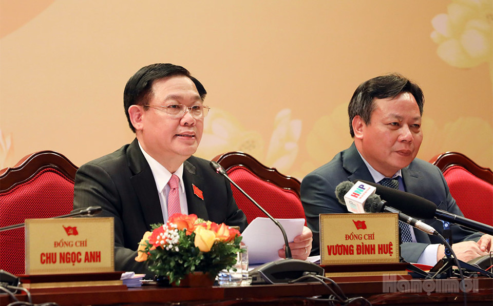 Họp báo thông tin kết quả Đại hội đại biểu lần thứ XVII Đảng bộ TP Hà Nội, nhiệm kỳ 2020-2025 - Ảnh 5