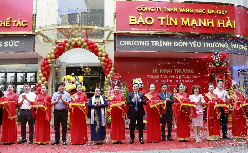 Công ty Vàng bạc Đá quý Bảo Tín Mạnh Hải khai trương chi nhánh thứ 5 tại Hà Nội - Ảnh 1