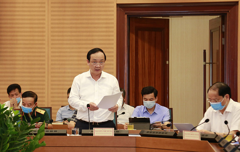 Thường trực Thành ủy Hà Nội làm việc với Ban Cán sự Đảng Bộ Xây dựng: Thúc đẩy phối hợp trong xây dựng, quản lý, phát triển đô thị - Ảnh 2