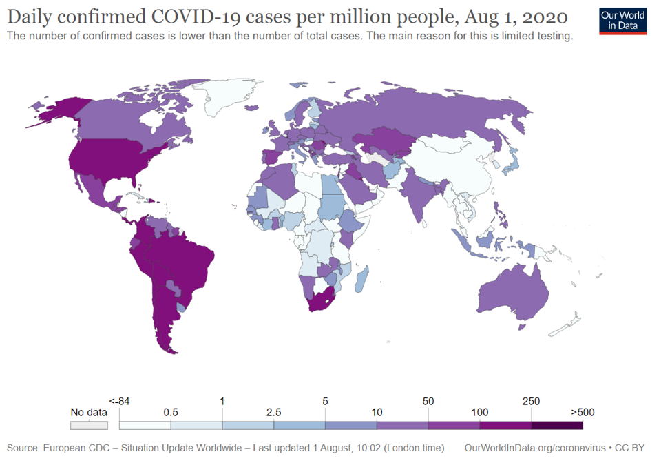 Kỷ lục số quốc gia báo cáo tăng ca nhiễm Covid-19 trong vòng 4 tháng - Ảnh 1