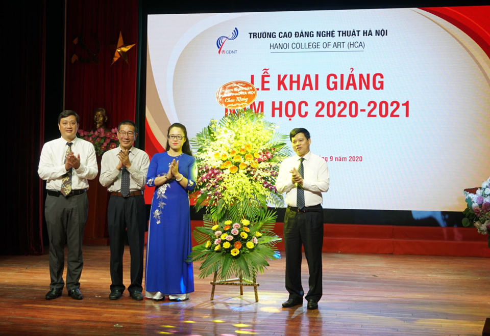 Trường Cao đẳng Nghệ thuật Hà Nội khai giảng năm học 2020 - 2021 - Ảnh 1