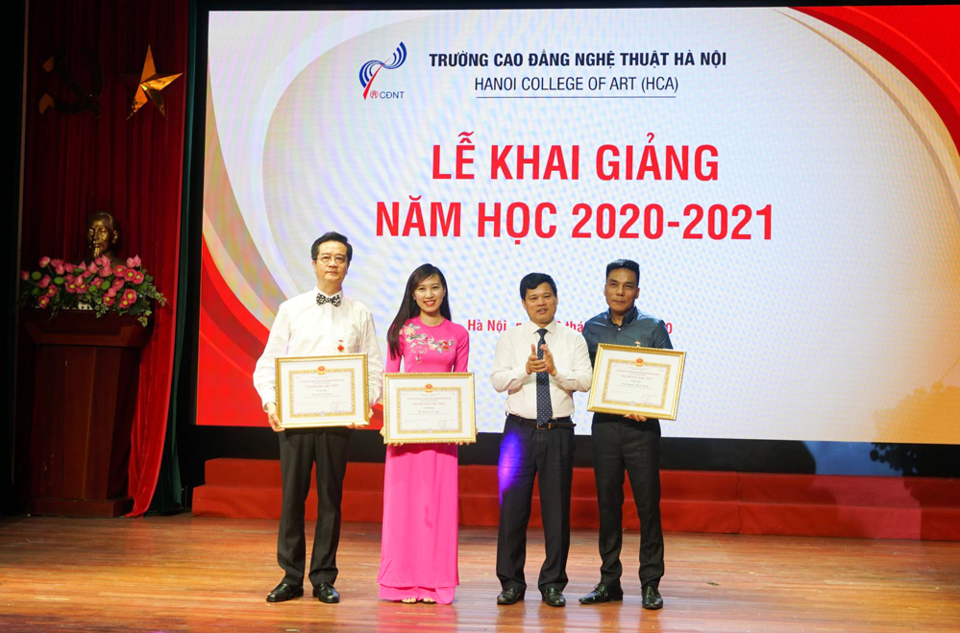 Trường Cao đẳng Nghệ thuật Hà Nội khai giảng năm học 2020 - 2021 - Ảnh 2