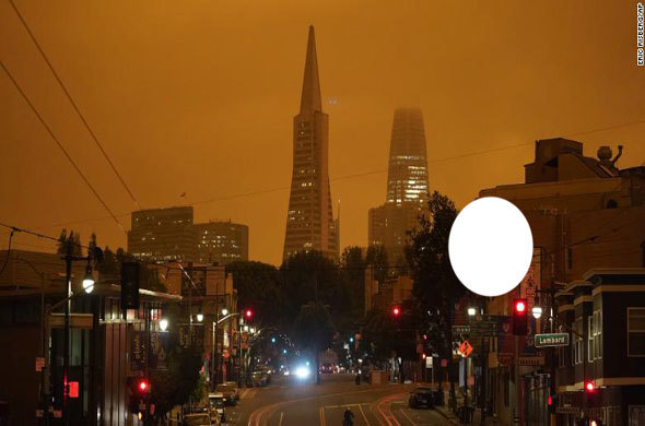 Hình ảnh cháy rừng khiến vịnh San Francisco biến thành màu cam như sao Hỏa - Ảnh 3