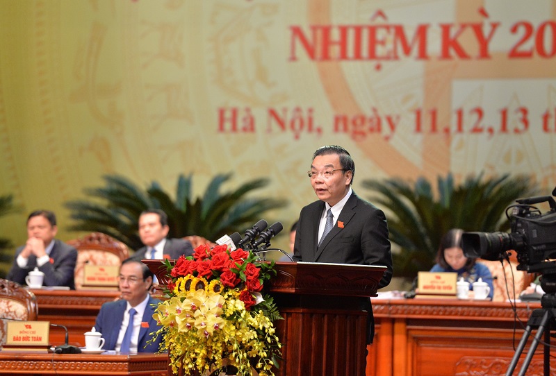 Đồng chí Vương Đình Huệ tiếp tục được bầu giữ chức Bí thư Thành ủy Hà Nội với số phiếu tuyệt đối - Ảnh 2