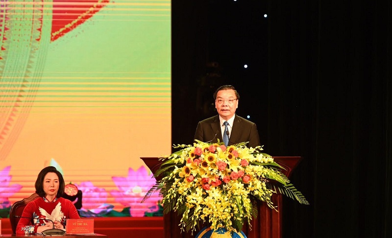 Chủ tịch UBND TP Chu Ngọc Anh: Tiếp tục triển khai phong trào thi đua sôi nổi, rộng khắp, thiết thực - Ảnh 1