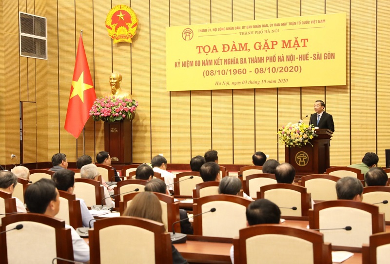 Tọa đàm, gặp mặt kỷ niệm 60 năm kết nghĩa 3 thành phố Hà Nội – Huế- Sài Gòn - Ảnh 4