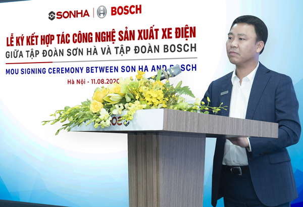 Sơn Hà bắt tay Bosch phát triển công nghệ sản xuất xe máy điện - Ảnh 1