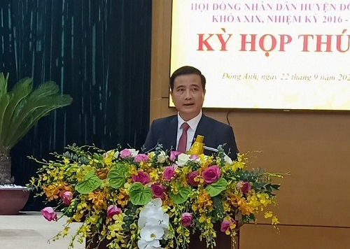 Ông Nguyễn Xuân Linh được bầu làm Chủ tịch UBND huyện Đông Anh - Ảnh 2