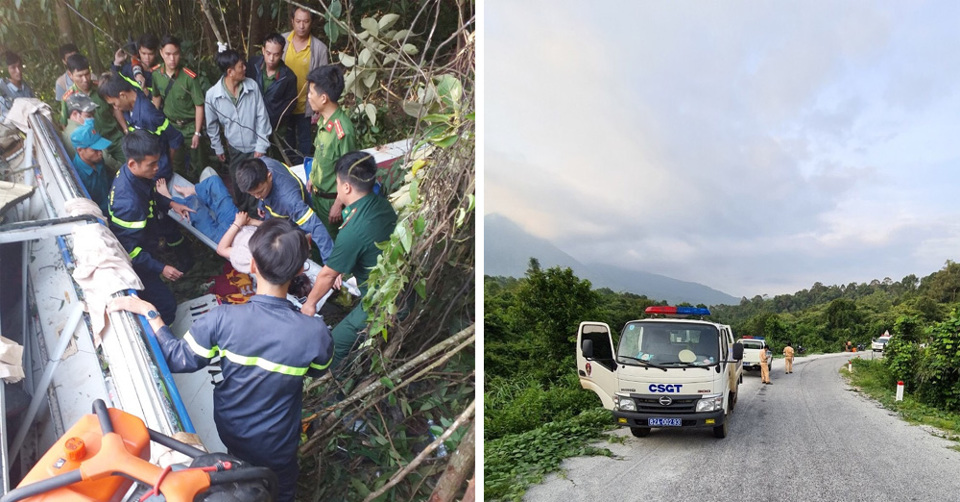 Điều tra nguyên nhân 2 vụ tai nạn giao thông nghiêm trọng tại Kon Tum và Quảng Ninh - Ảnh 1